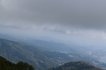 Fototapeta na wymiar View from mount Ahun