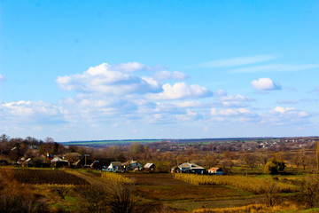 panorama of countryside