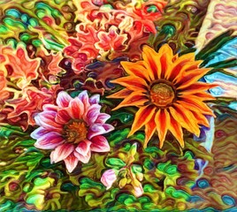 Colourful summer flowers 2