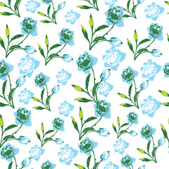 Fashionable pattern in small flowers