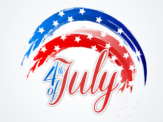 4th of July celebration background.