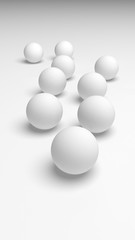 White abstract background. Lowpoly backdrop. Crumpled paper. 3D illustration