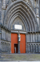 Fototapeta na wymiar Clermont-Ferrand Cathedral, France