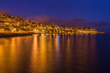Town Santa Cruz and airport - Madeira Portugal