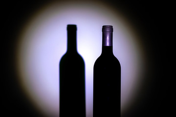 Black bottle.