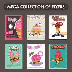Mega collection of Sweet Food flyers.