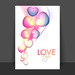 Love Flyer, Template or Brochure design.