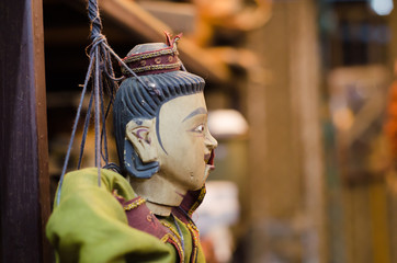 Wooden puppet from Thailand
