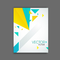 Abstract Flyer, Template or Banner design.