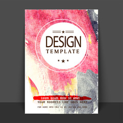 Abstract Flyer, Template design.