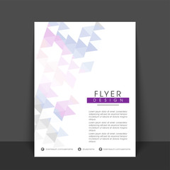 Abstract Flyer, Template or Brochure design.