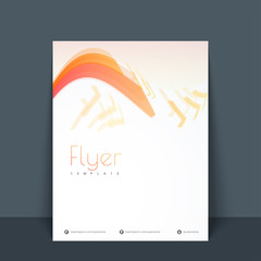 Abstract Flyer, Template design.