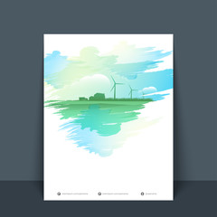 Ecological Flyer, Template or Banner design.