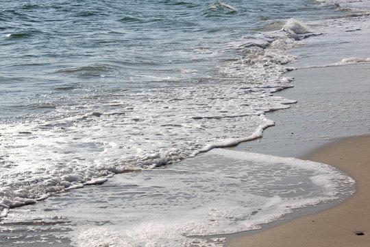 waves on beach, beach, sea, sand, water, ocean, wave, coast, waves, nature, summer, sky, landscape, coastline, shore, blue, travel, seascape, holiday, surf, tropical, horizon, vacation, seaside