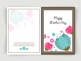 Greeting Card for Happy Mother's Day.