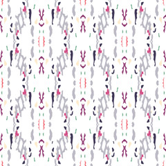 Hand Drawn, Paint Texture. Shibori Seamless 