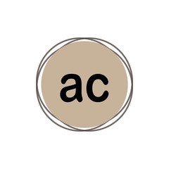 Initial Letter Logo AC Template Vector Design
