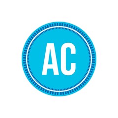 Initial Letter Logo AC Template Vector Design