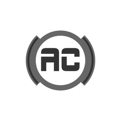 Initial Letter Logo AC Template Vector Design