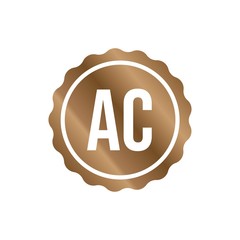 Initial Letter Logo AC Template Vector Design