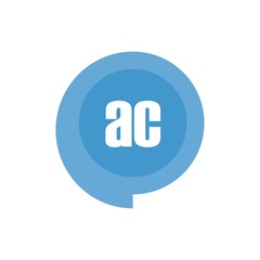 Initial Letter Logo AC Template Vector Design