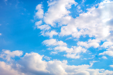 blue sky and white clouds, sky background