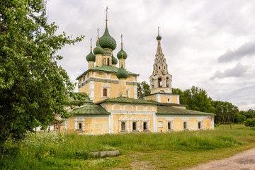 Fototapeta na wymiar The Temple Of St John The Baptist in Uglich. Russia.