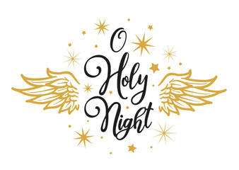 O Holy Night - Christmas Greeting Card