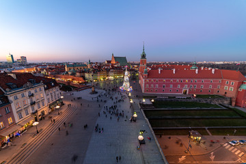 Obraz premium Varsavia - Piazza del Castello