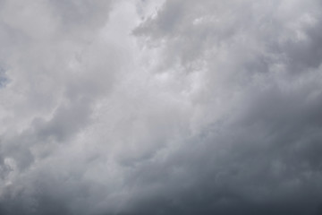 drak Sky clouds before rain