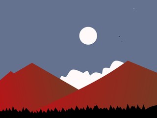 mountain views and night sky views