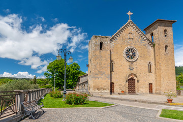 San Salvatore church in Bolsena, near Bolsena lake, Lazio, Italy.