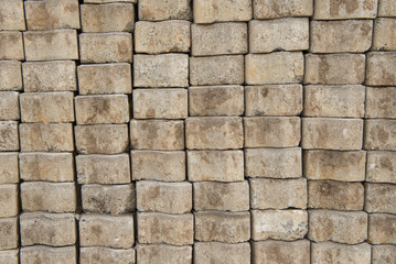 Rectangular concrete blocks background