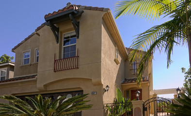 Suburban single family home in Southern California