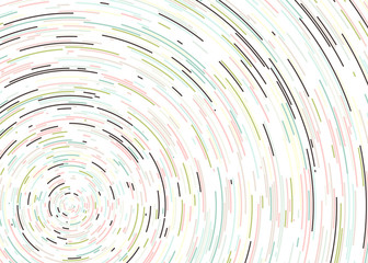 Colorful Universe Circular Distribution Computational Generative Art background illustration