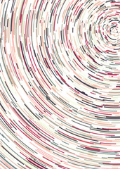 Colorful Universe Circular Distribution Computational Generative Art background illustration