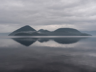 japan hokkaido neben lake toya see