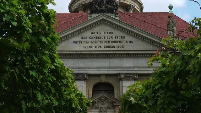 French church of Friedrichstadt in Berlin. 