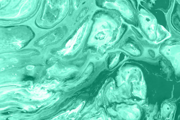 Plakat Abstract background made with fluid art technique. Trendy colorful backdrop