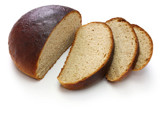  joululimppu, finnish christmas bread isolated on white background