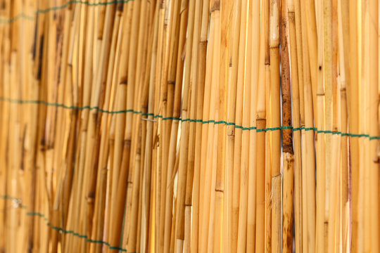 Balcony Privacy Screen Made Of Bamboo