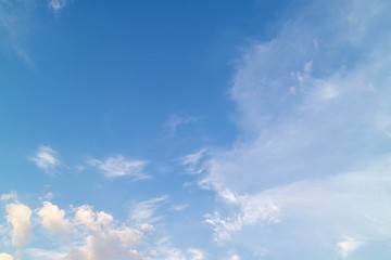 blue sky with clouds background