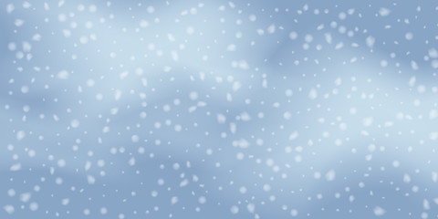 Snowflakes, snowfall.