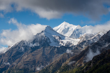 Naklejka premium Weisshorngruppe in Valais