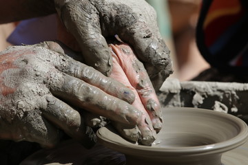 hands of a potter