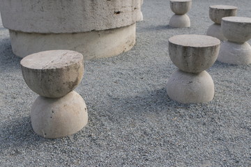 stones in the garden