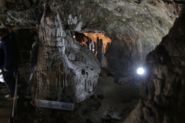 inside cave