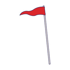 flag icon image, flat design