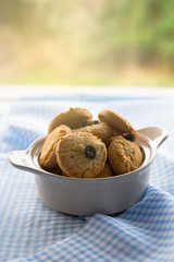 Cookies In a white bowl