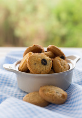 Cookies In a white bowl